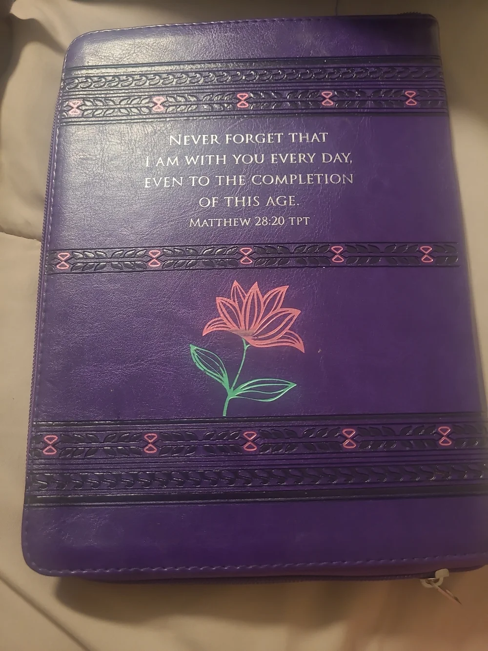 God Is Always With Me Devotional Coffee Table Book - Purple - Picture 3 of 5
